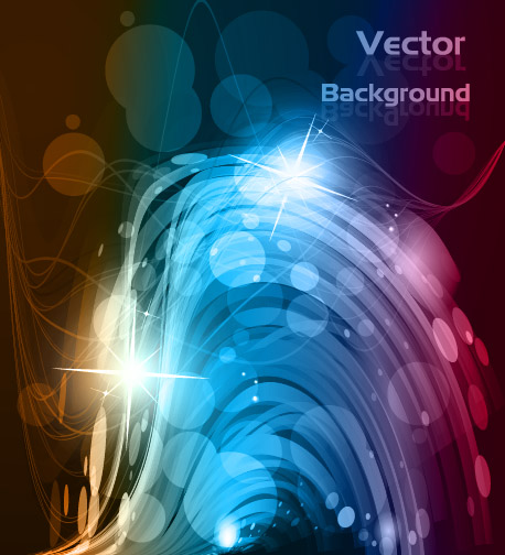 free vector Vector dynamic background 3 glare